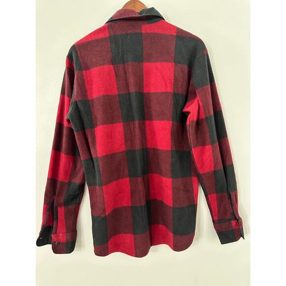 Wrangler Buffalo Plaid Flannel Shirt Jacket sz Small - Picture 2 of 3